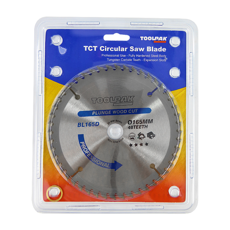 165mm x 20mm x 48T Professional TCT Saw Blade